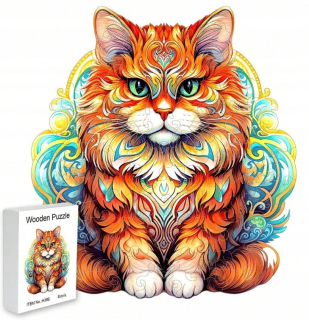 Bambusová džungle DREVENÉ PUZZLE 100 kusov DREVENÉ PUZZLE PRE DOSPELÉ DETI S BJ PSA A5